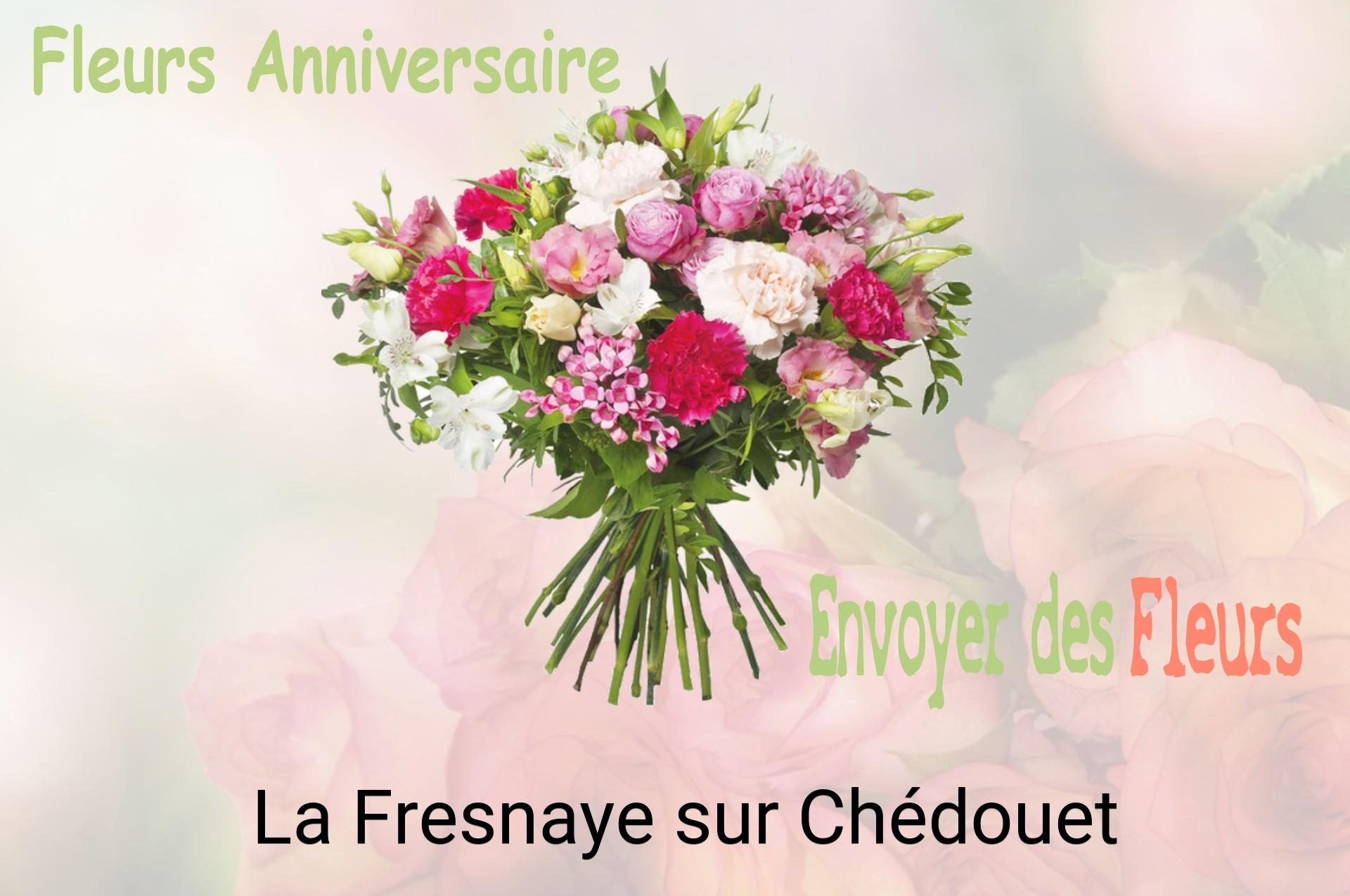 Bouquet de fleurs d’anniversaire livré à La Fresnaye-sur-Chédouet