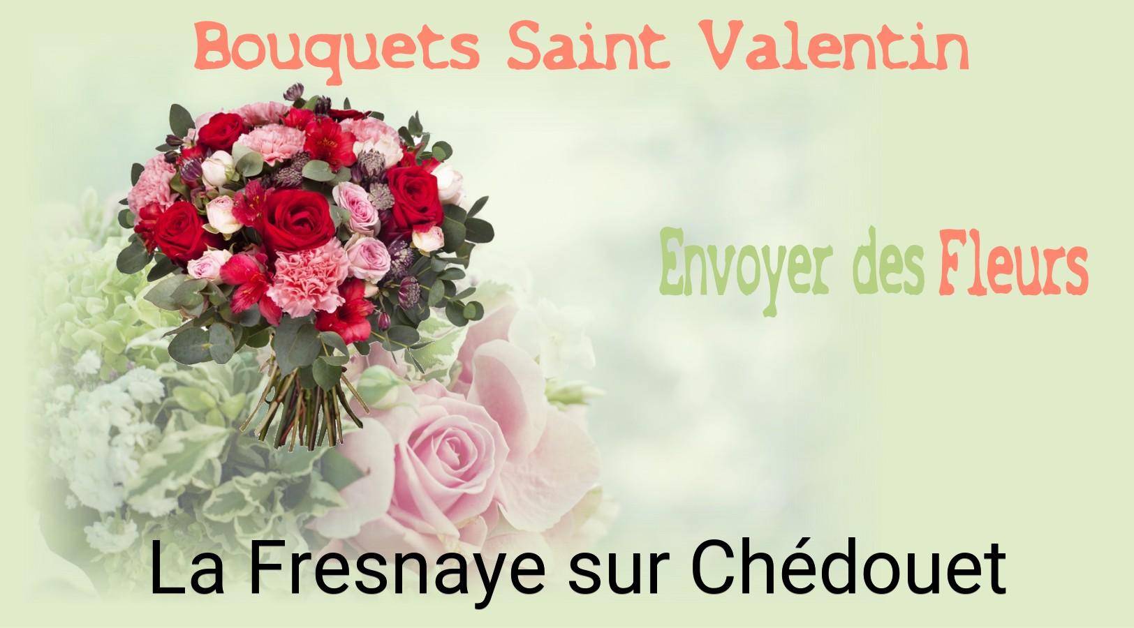Roses de Saint-Valentin livrées à La Fresnaye-sur-Chédouet